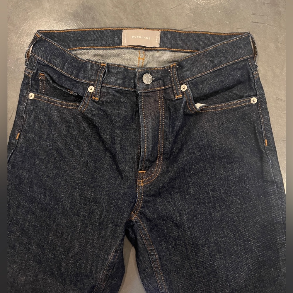 Everlane Size 27 Dark Blue Skinny Jeans - Picture 5 of 7